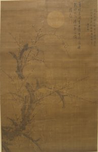 Prugno in fiore al chiaro di luna e neve da Liu Shiru