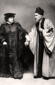 Gertude Elliott e Johnston Forbes-Robertson in Il Mercante di Venezia da Lizzie Caswall Smith