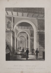 Museo Britannico, Holborn, c.1850 da Llewellyn (after) Jewitt