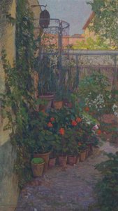 Il trittico o il giardino fiorito da Llewelyn Lloyd