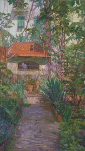 Il trittico o il giardino fiorito da Llewelyn Lloyd