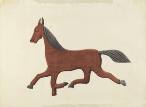 Segnavento a cavallo