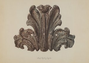 Foglia di ferro ornamentale, 1938