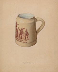 Boccale di terracotta per birra