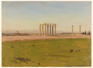 Disegno, Studio di rovine in un paesaggio, 24 gennaio 1878