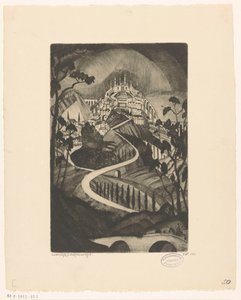 Montagna da Lodewijk Schelfhout (signed by artist)