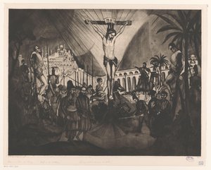 Golgotha II da Lodewijk Schelfhout (signed by artist)