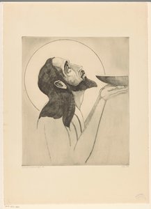 Giovanni Battista da Lodewijk Schelfhout (signed by artist)