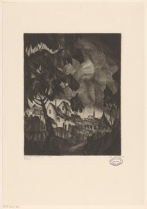 Temporale da Lodewijk Schelfhout (signed by artist)