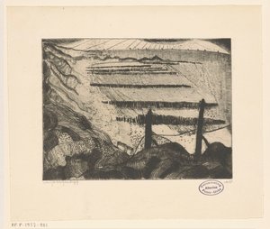 Spiaggia di Domburg da Lodewijk Schelfhout (signed by artist)