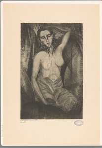 Donna seduta da Lodewijk Schelfhout (signed by artist)