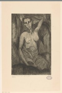 Donna seduta da Lodewijk Schelfhout (signed by artist)