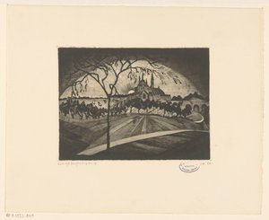 Tramonto da Lodewijk Schelfhout (signed by artist)