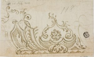Design decorativo da Lodovico Carracci