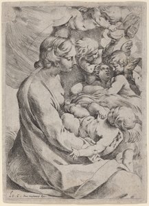 Madonna col Bambino e Angeli da Lodovico Carracci