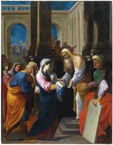 La presentazione al tempio da Lodovico Carracci