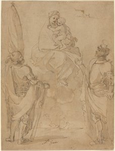 La Vergine e il Bambino Appaiono ai Santi Giorgio e Guglielmo da Lodovico Carracci
