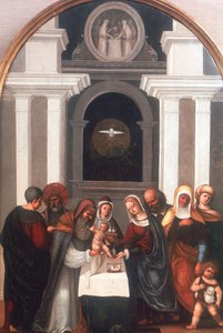 La circoncisione, inizio XVI secolo da Lodovico Mazzolini