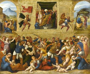 Il massacro degli innocenti da Lodovico Mazzolino