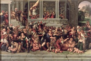 Il massacro degli innocenti da Lodovico Mazzolino