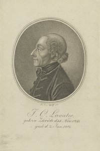 Ritratto del poeta e fisiognomista Johann Kaspar Lavater
