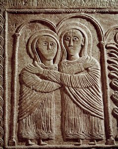 Archeologia del Medioevo: arte barbarica della Lombardia (Visitazione, Santa Elisabetta e Santa Maria)