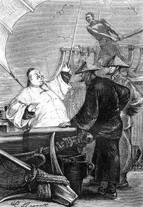 Disegno di Leon Benett, dal libro di Jules Verne 