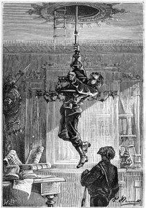 Disegno di Leon Benett, dal libro di Jules Verne 
