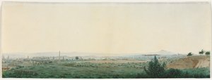 Paesaggio vicino a Parigi da Léon Bonvin