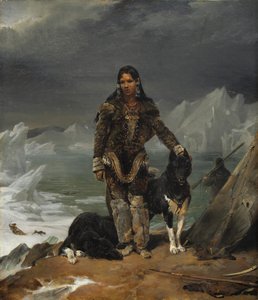 Una Donna della Terra degli Eschimesi da Léon Cogniet