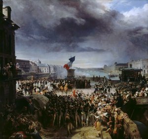 La Guardia Nazionale di Parigi parte per l