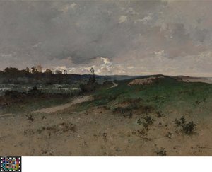 Paesaggio vicino a Saint-Jean-le-Thomas (Normandia) da Leon Germain Pelouse