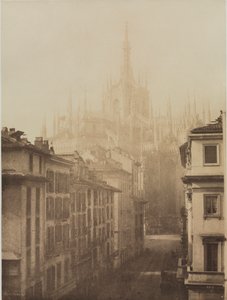 Cattedrale dal Corso Francesco, Milano da Léon Gérard