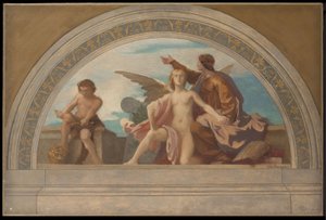 Schizzo per il Salon des Lettres, Hôtel de Ville, Parigi: La Filosofia Libera il Pensiero da Léon Pierre Urbain Bourgeois