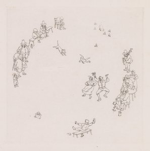 Festaioli (Ribauds et Ribaudes) da Léonce Justin Alexandre Petit