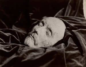 [Maschera mortuaria di William Shakespeare], c.1865 (stampa all