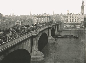 London Bridge guardando a nord, 1895