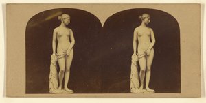 Lo schiavo greco. Di Hiram Powers. da London Stereoscopic and Photographic Company