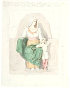 Frigga con Gersimi da Lorenz Frølich