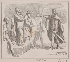 Illustrazione per "Mellemriget og opløsningstilstanden" da Lorenz Frølich