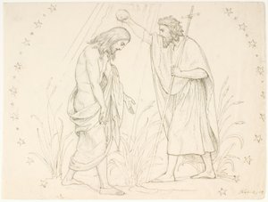Il battesimo di Cristo da Lorenz Frølich