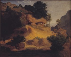 Paesaggio vicino a Subiaco, Italia da Lorenz Frølich