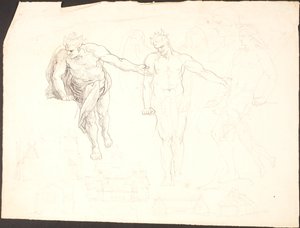 Studi di Lucifero e vari studi di edifici