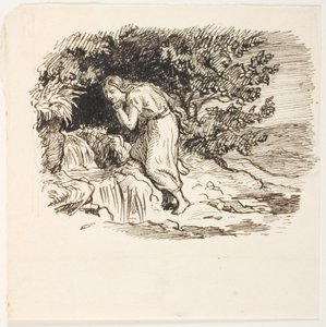 Bozza per La figlia del re del fango da Lorenz Frølich