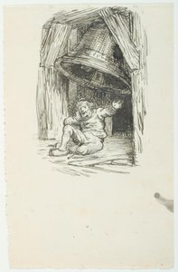 Bozza per Klokkedybet da Lorenz Frølich