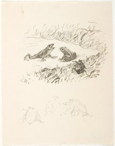 Bozza per illustrazione per lo scarabeo da Lorenz Frølich