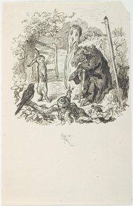 Variante della vignetta iniziale per Hurtigløberne