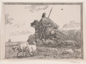 Illustrazione per la poesia di Adam Oehlenschläger «Le due torri della chiesa» da Lorenz Frølich