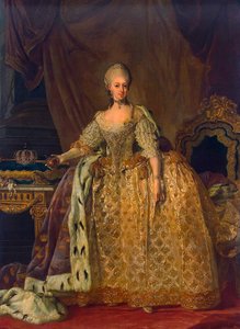 Ritratto di Sophia Magdalen di Brandeburgo-Kulmbach da Lorenz Pasch the Younger