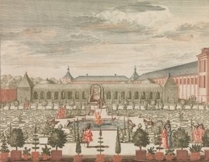 Il giardino della regina con il Gabinetto Verde e l